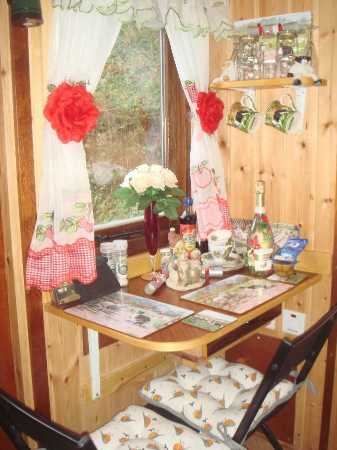 'Morris' The Shepherd'S Hut With Woodland Hot Tub Carmarthen Eksteriør billede