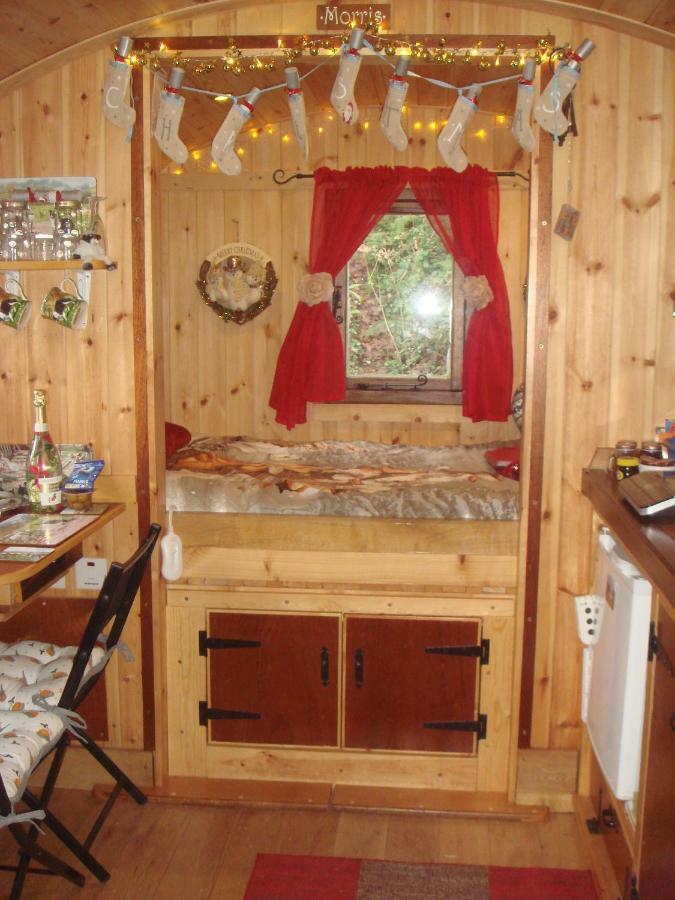 'Morris' The Shepherd'S Hut With Woodland Hot Tub Carmarthen Eksteriør billede