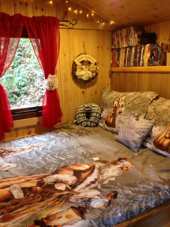 'Morris' The Shepherd'S Hut And Woodland Hot Tub Experience Carmarthen Eksteriør billede